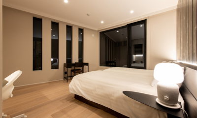 Yuki Sugi Chalet Bedroom with Two Single Beds | West Hirafu, Niseko