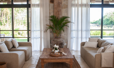 Villa Kajano Living Area with View | Pererenan, Bali