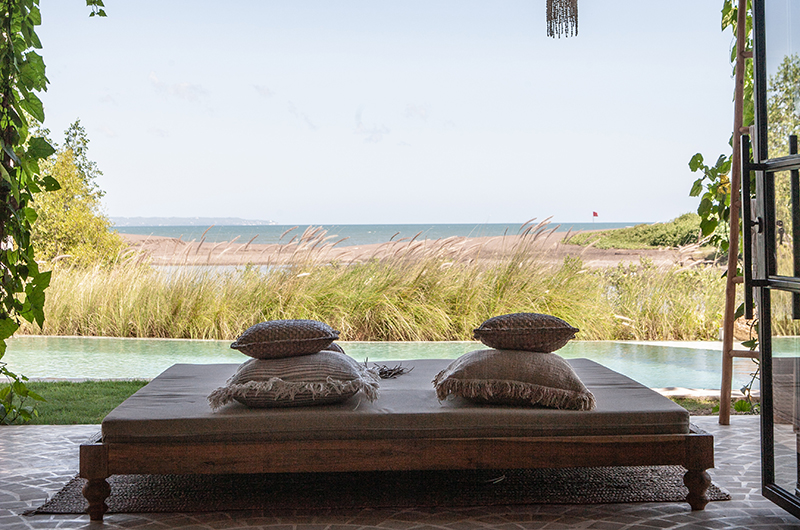 Villa Kajano Pool Side Seating Area | Pererenan, Bali