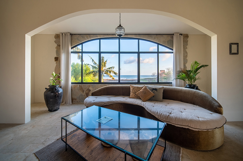 Villa Kajano Up Stairs Seating Area with Sea View | Pererenan, Bali