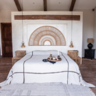 Villa Kajano Bedroom One with Hanging Lamps | Pererenan, Bali