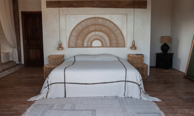 Villa Kajano Bedroom One with Side Lamps | Pererenan, Bali