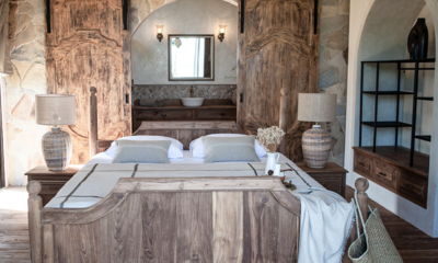 Villa Kajano Bedroom Two with Side Lamps | Pererenan, Bali