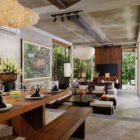Villa Uma Santai Indoor Living and Dining Area | Canggu, Bali