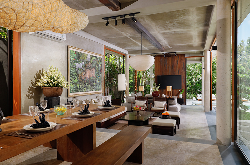 Villa Uma Santai Indoor Living and Dining Area | Canggu, Bali