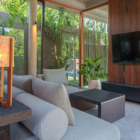 Villa Uma Santai Living Area with TV | Canggu, Bali