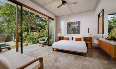 Villa Uma Santai Master Bedroom with Pool View | Canggu, Bali