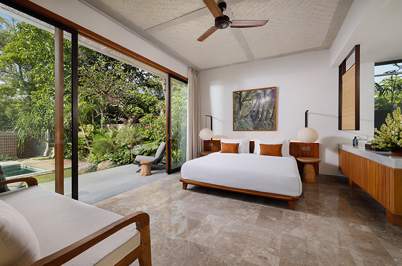 Villa Uma Santai Master Bedroom with Pool View | Canggu, Bali
