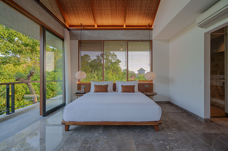 Villa Uma Santai Bedroom Four with Balcony and View | Canggu, Bali