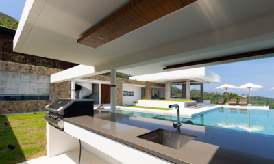Villa Blue View Luxe Pool Side Kitchen with Barbeque | Bang Por, Koh Samui