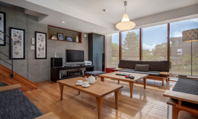 Asobidokoro Indoor Living Area with TV | Hirafu, Niseko