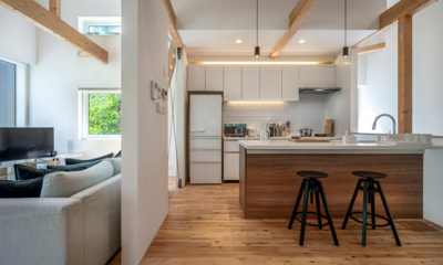 Homerunner Kitchen and Living Area with View | Hirafu, Niseko