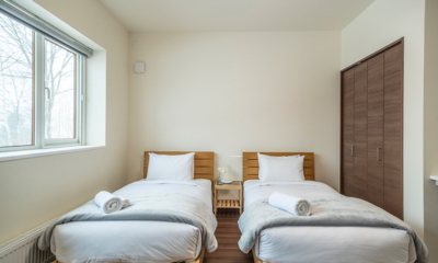 Blue Heron Bedroom Two with Twin Beds | Rusutsu, Hokkaido