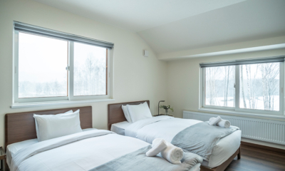 Blue Heron Bedroom Four with Twin Beds | Rusutsu, Hokkaido