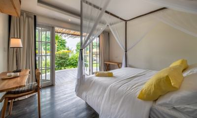 Katoni Villa Bedroom Two with Four Poster Bed and View | Nusa Lembongan, Bali