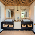 Katoni Villa Bathroom Three with Lights | Nusa Lembongan, Bali