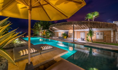 Katoni Villa Swimming Pool at Night | Nusa Lembongan, Bali