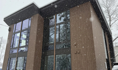 Chalet Infinity Outdoor Area with Snowfall | Hakuba, Nagano