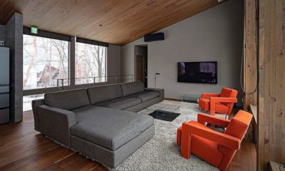 Gravity Lounge Area with TV | Hakuba, Nagano