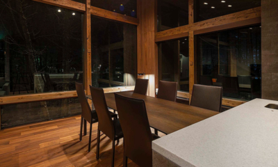 Gravity Dining Area at Night | Hakuba, Nagano
