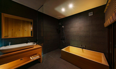 Kairos By The Mountain Bathroom with Bathtub | Hakuba, Nagano