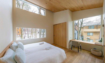 Kairos By The Mountain Bedroom with Study Area | Hakuba, Nagano