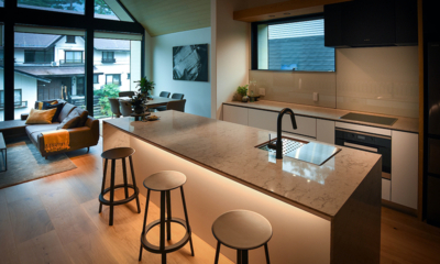 Prominence Indoor Living, Kitchen and Dining Area | Hakuba, Nagano