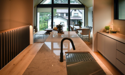 Prominence Indoor Kitchen and Dining Area | Hakuba, Nagano