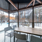The Moo Dining Area with Snow View | Hakuba, Nagano