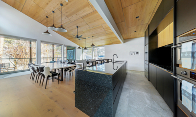 The Moo Kitchen and Dining Area with View | Hakuba, Nagano