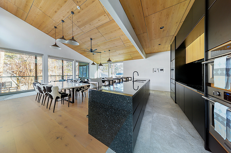 The Moo Kitchen and Dining Area with View | Hakuba, Nagano