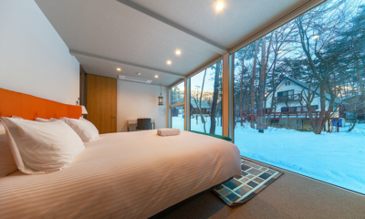 The Moo Bedroom One with Snow View | Hakuba, Nagano