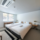 The Moo Bedroom Five with Twin Beds and View | Hakuba, Nagano