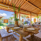 Bagera Hoi Namu Villa Namu Dining Area with Pool View | Seminyak, Bali