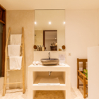 Bagera Hoi Namu Villa Namu Bathroom Two with Mirror | Seminyak, Bali