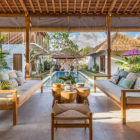 Bagera Hoi Namu Villa Hoi Living Area with Pool View | Seminyak, Bali