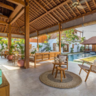 Bagera Hoi Namu Villa Hoi Seating Area with Pool View | Seminyak, Bali