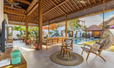 Bagera Hoi Namu Villa Hoi Seating Area with Pool View | Seminyak, Bali