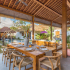 Bagera Hoi Namu Villa Hoi Dining Area with Pool View | Seminyak, Bali