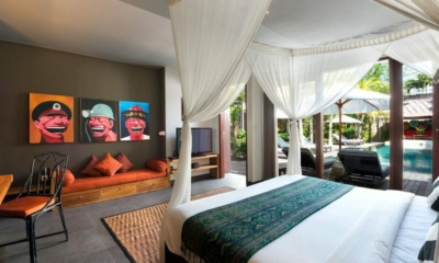 Villa Abagram Villa Abakoi Bedroom One with Pool View | Seminyak, Bali