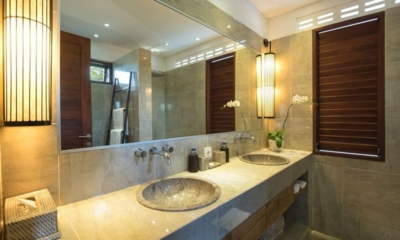 Villa Abagram Villa Abakoi His and Hers Bathroom Two | Seminyak, Bali