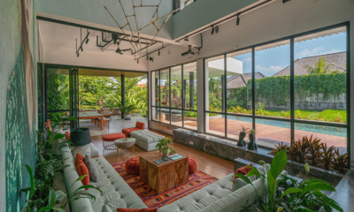 The Oasis Living Area with Pool View I Canggu, Bali