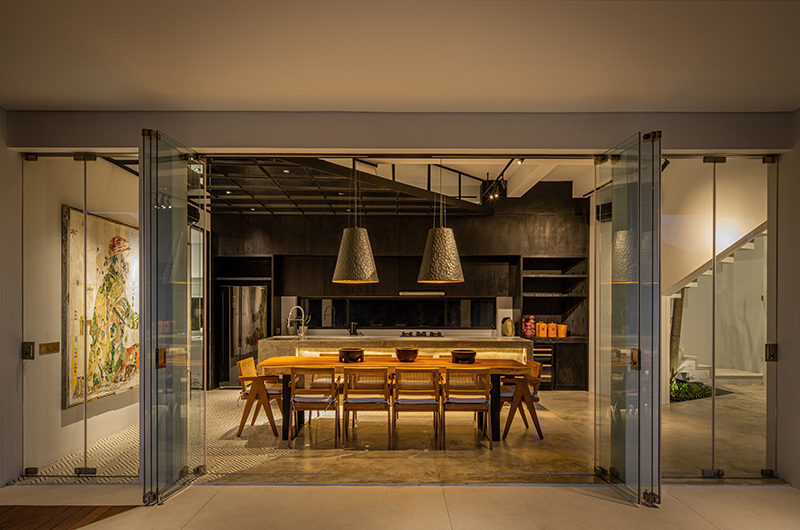 The Oasis Dining Area at Night I Canggu, Bali