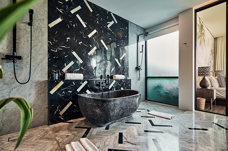 The Oasis Bathroom One with Bathtub I Canggu, Bali