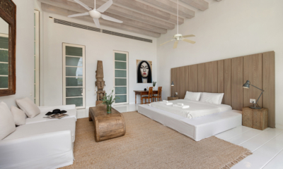 Villa Akasha Bedroom One with Seating Area | Choeng Mon, Koh Samui