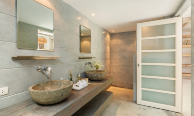Villa Akasha His and Hers Bathroom Two | Choeng Mon, Koh Samui