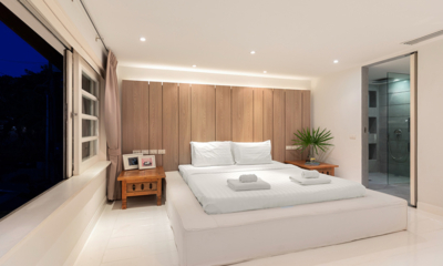 Villa Akasha Bedroom Three at Night | Choeng Mon, Koh Samui