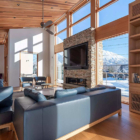 Ro-An Indoor Living Area with View | Hirafu, Niseko