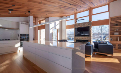 Ro-An Living and Kitchen Area with View | Hirafu, Niseko