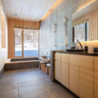Ro-An Bathroom with Bathtub and View | Hirafu, Niseko